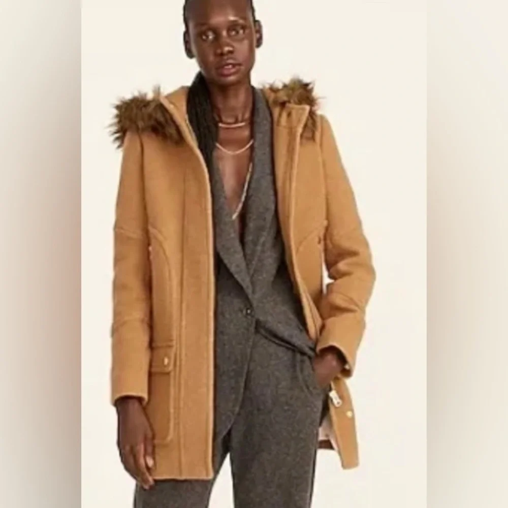 J. Crew Chateau parka in Italian stadium-cloth wool - Picture 9 of 13
